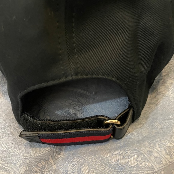 Gucci Black Crest Baseball Cap Size M - Picture 10 of 10